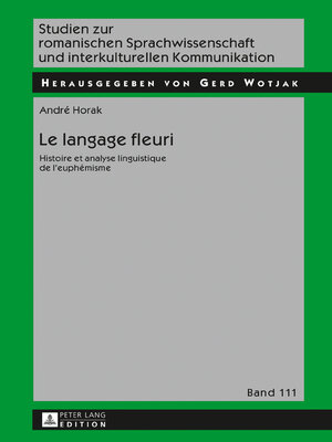 cover image of Le langage fleuri